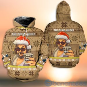 The Big Lebowski The Dude Abides Christmas All Over Printed 3D Shirt Product Photo