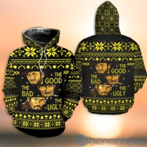 The Good, the Bad and the Ugly Christmas All Over Printed 3D Shirt Product Photo