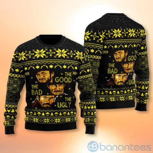 The Good, the Bad and the Ugly Christmas All Over Printed 3D Shirt Product Photo