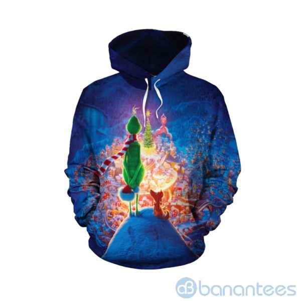 The Grinch Nightname Christmas All Over Printed 3D Hoodie Product Photo