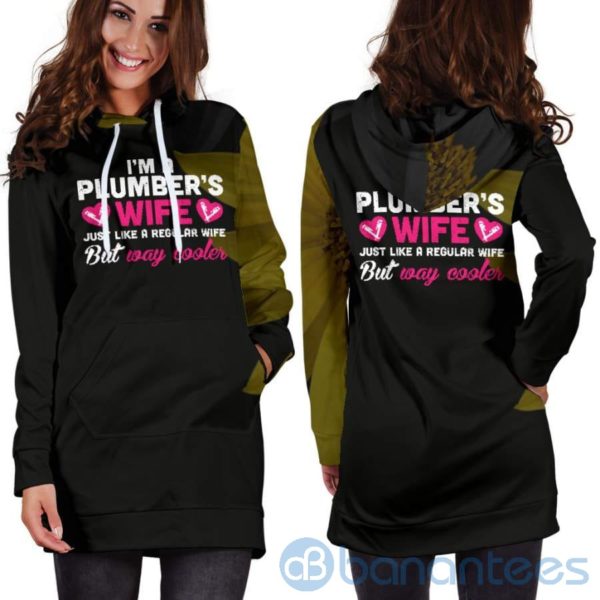The Plumber's Wife Hoodie Dress For Women Product Photo