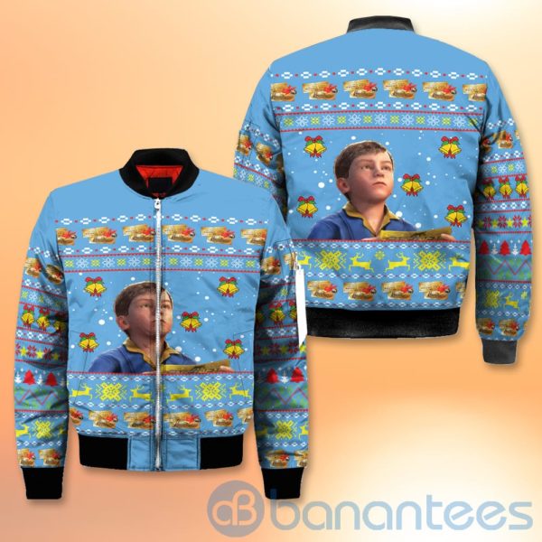 The Polar Express Ugly Christmas All Over Printed 3D Shirt Product Photo