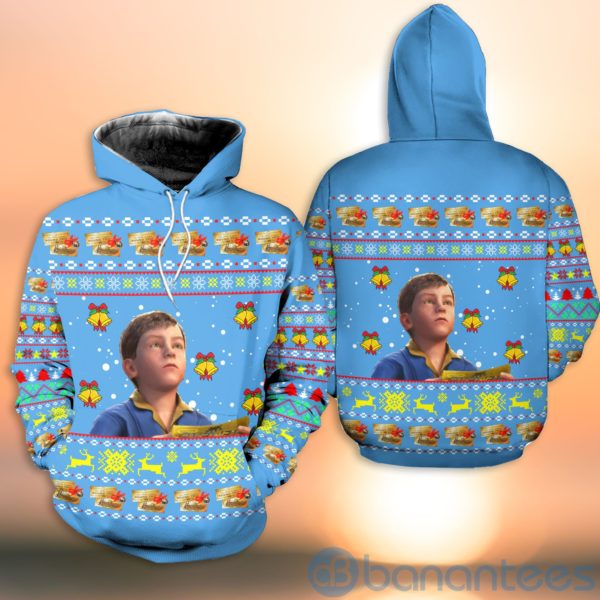 The Polar Express Ugly Christmas All Over Printed 3D Shirt Product Photo