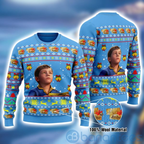 The Polar Express Ugly Christmas All Over Printed 3D Shirt Product Photo