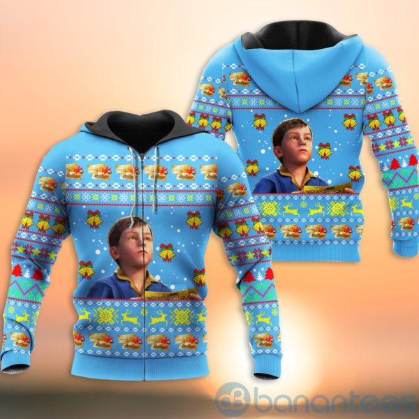 The Polar Express Ugly Christmas All Over Printed 3D Shirt Product Photo