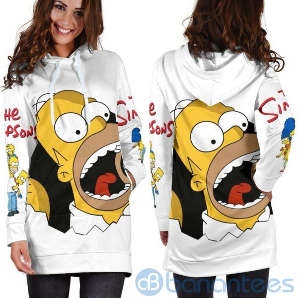 The Simpsons Hoodie Dress For Women Product Photo