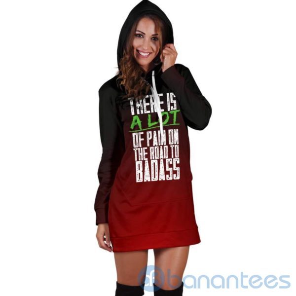 There Is A Lot Of Pain Hoodie Dress For Women Product Photo