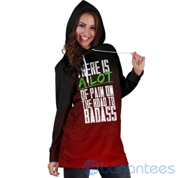 There Is A Lot Of Pain Hoodie Dress For Women Product Photo