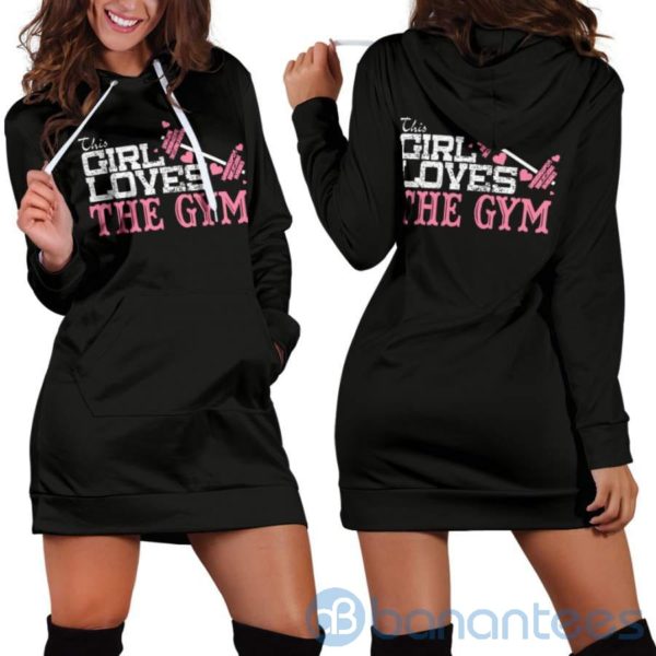 This Girl Loves The Gym Hoodie Dress For Women Product Photo