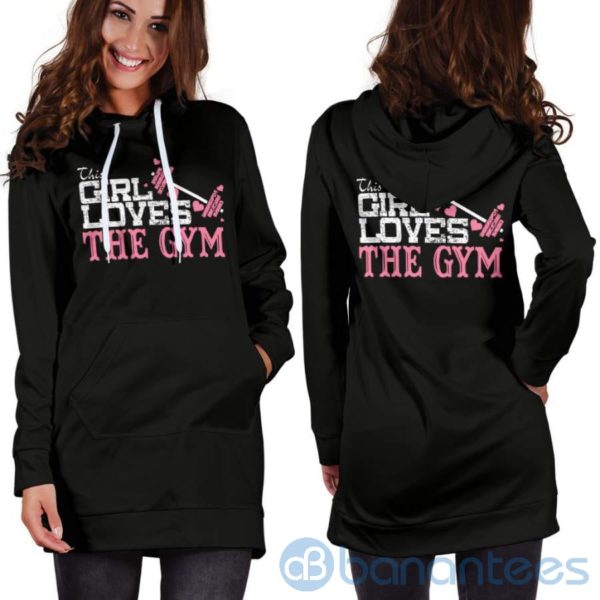 This Girl Loves The Gym Hoodie Dress For Women Product Photo