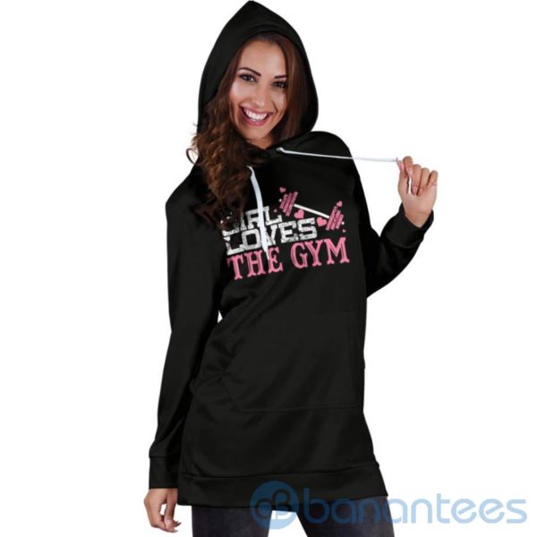 This Girl Loves The Gym Hoodie Dress For Women Product Photo