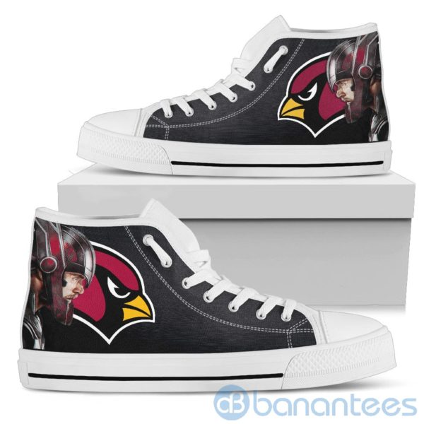 Thor Head With Logo Of Arizona Cardinals High Top Shoes Product Photo