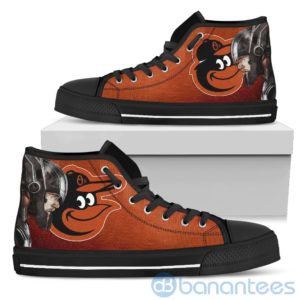 Thor Head With Logo Of Baltimore Orioles High Top Shoes Product Photo