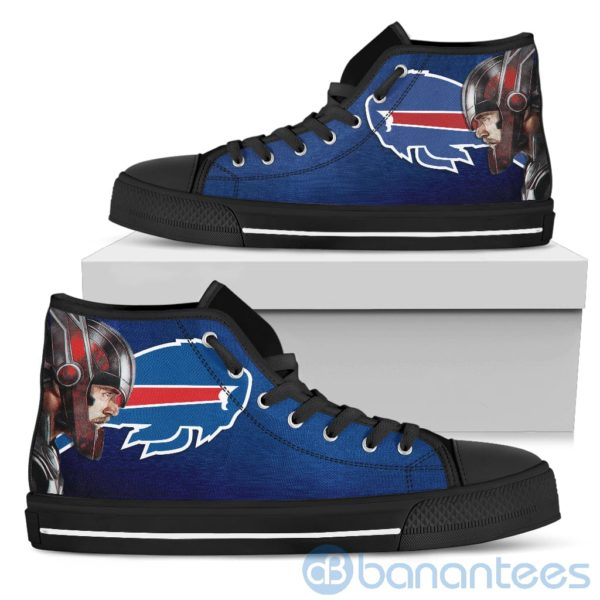 Thor Head With Logo Of Buffalo Bills High Top Shoes Product Photo