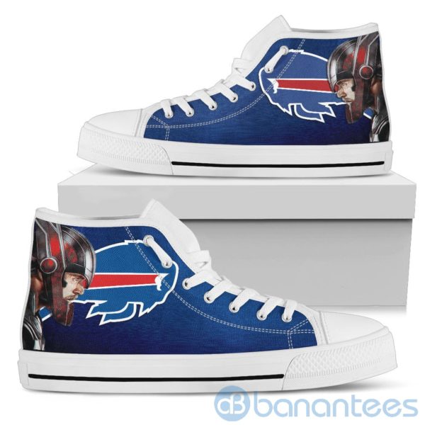 Thor Head With Logo Of Buffalo Bills High Top Shoes Product Photo