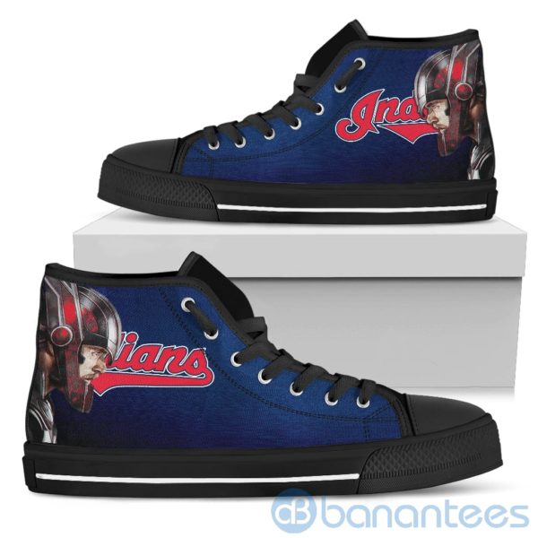 Thor Head With Logo Of Cleveland Indians High Top Shoes Product Photo
