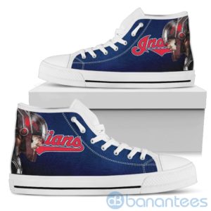 Thor Head With Logo Of Cleveland Indians High Top Shoes Product Photo