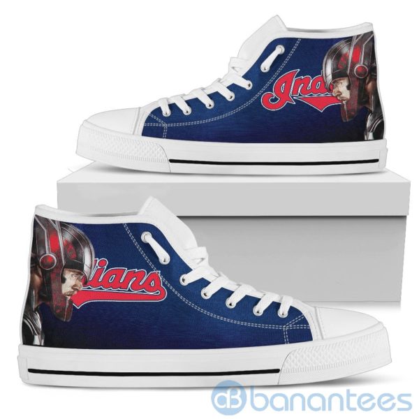 Thor Head With Logo Of Cleveland Indians High Top Shoes Product Photo