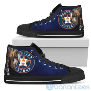 Thor Head With Logo Of Houston Astros High Top Shoes Product Photo