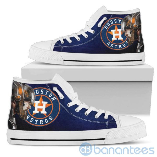 Thor Head With Logo Of Houston Astros High Top Shoes Product Photo