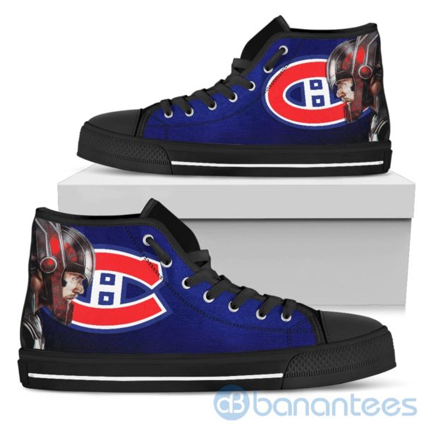 Thor Head With Logo Of Montreal Canadiens High Top Shoes Product Photo