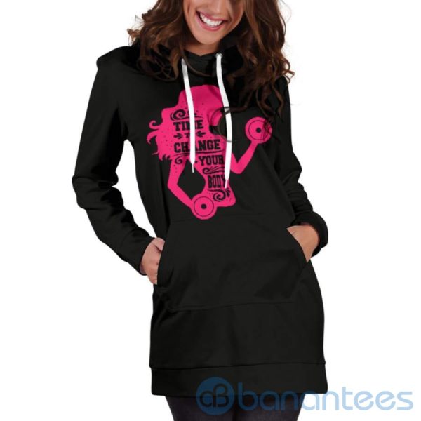 Time To Change Your Body Hoodie Dress For Women Product Photo