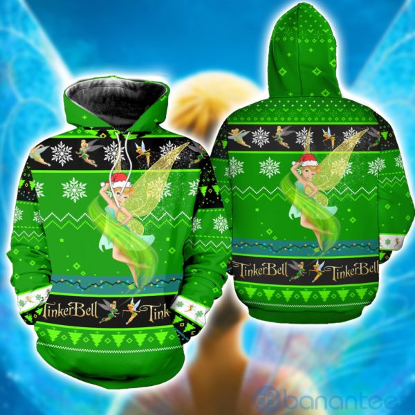 Tinker Bell Ugly Christmas All Over Printed 3D Shirt Product Photo