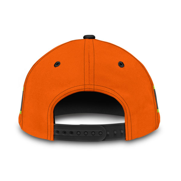 Personalized Name Landscaper Orange All Over Printed 3D Cap Product Photo