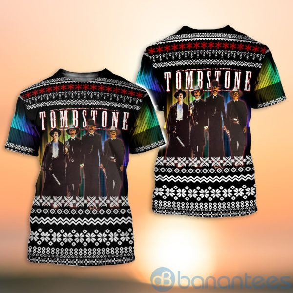 Tombstone Ugly Christmas All Over Printed 3D Shirt Product Photo