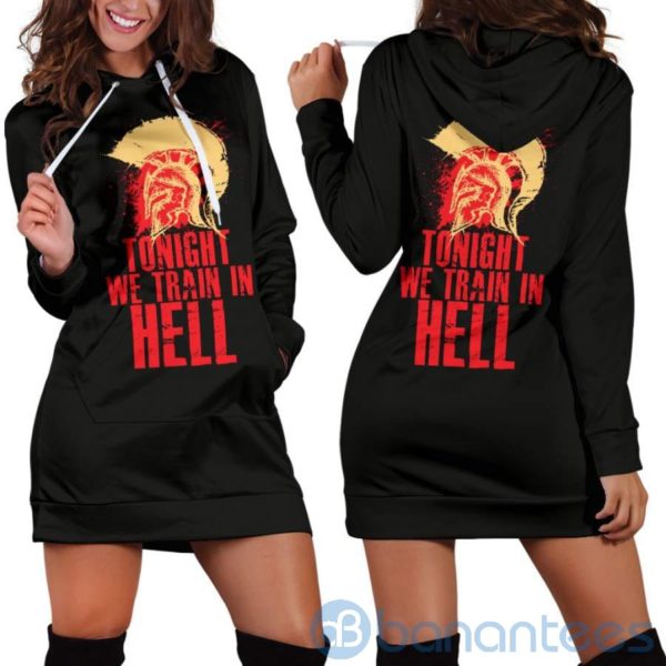 Tonight We Train In Hell Hoodie Dress For Women Product Photo