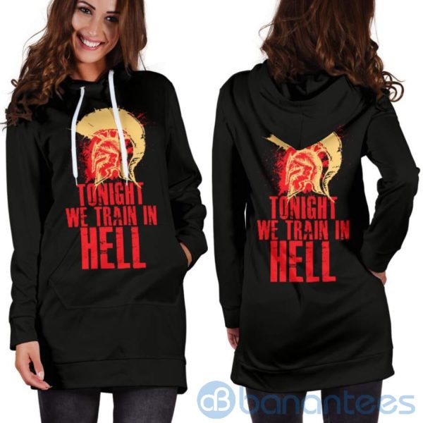Tonight We Train In Hell Hoodie Dress For Women Product Photo