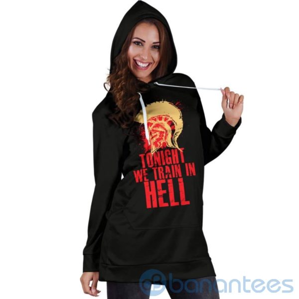 Tonight We Train In Hell Hoodie Dress For Women Product Photo