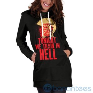 Tonight We Train In Hell Hoodie Dress For Women Product Photo