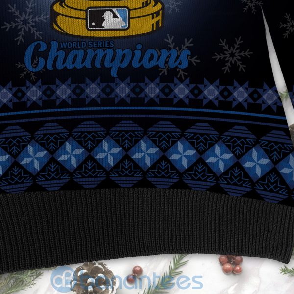 Toronto Blue Jays World Series Champions Ugly Christmas 3D Sweater Product Photo