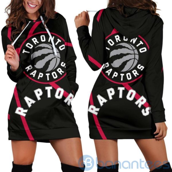Toronto Raptors Hoodie Dress For Women Product Photo