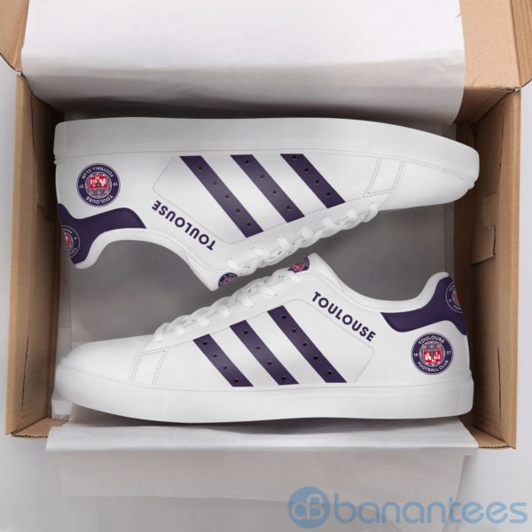Toulouse Fc White Low Top Skate Shoes Product Photo