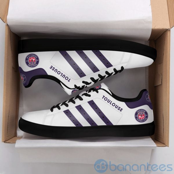 Toulouse Fc White Low Top Skate Shoes Product Photo