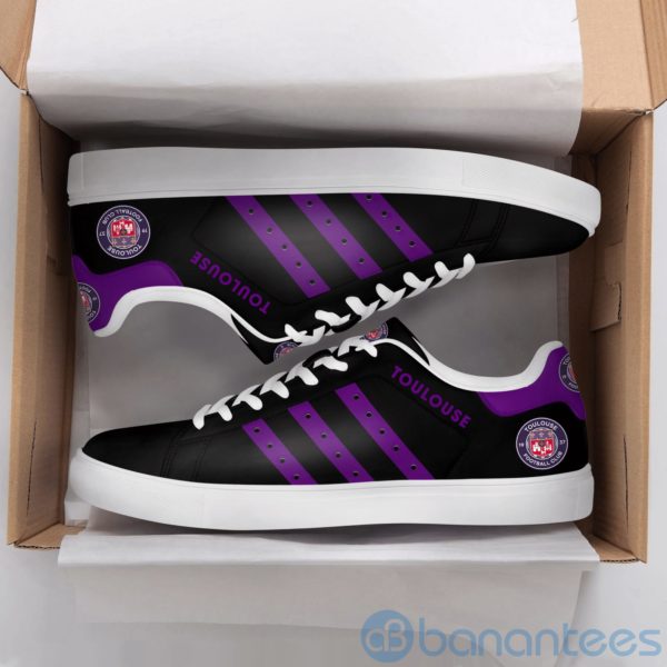 Toulouse Purple Striped Fc Low Top Skate Shoes Product Photo