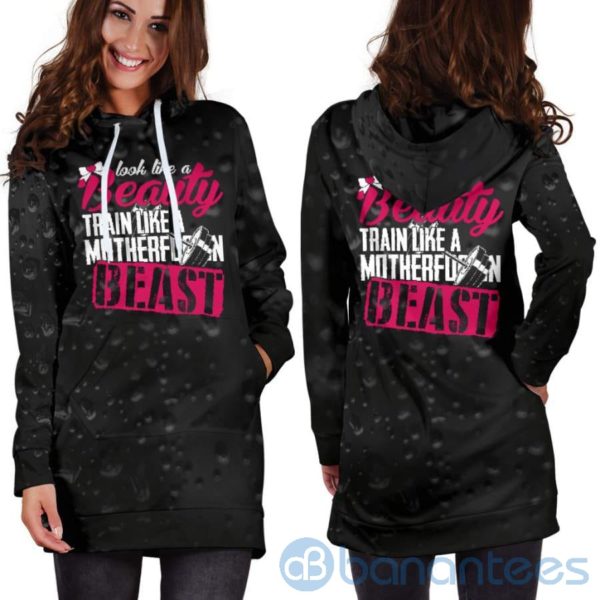 Train Like A Beast Hoodie Dress For Women Product Photo