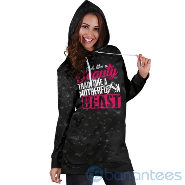 Train Like A Beast Hoodie Dress For Women Product Photo