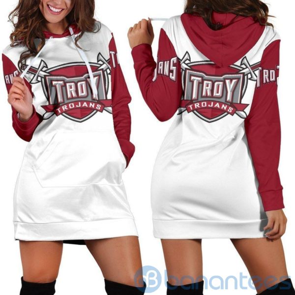 Troy Trojans Hoodie Dress For Women Product Photo