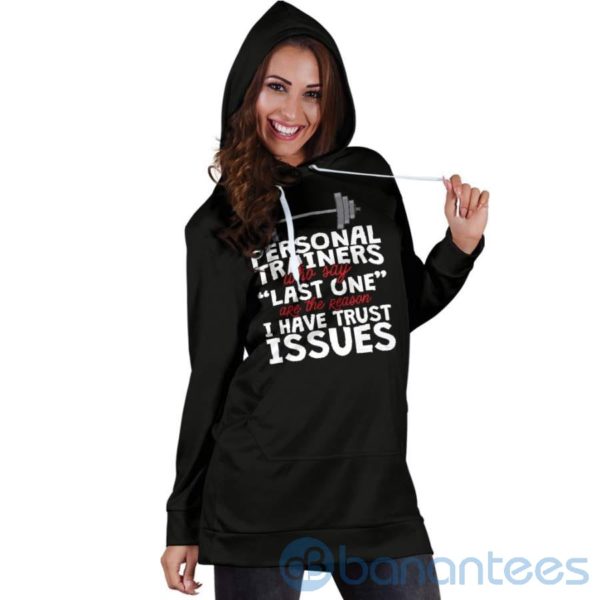 Trust Issues Hoodie Dress For Women Product Photo