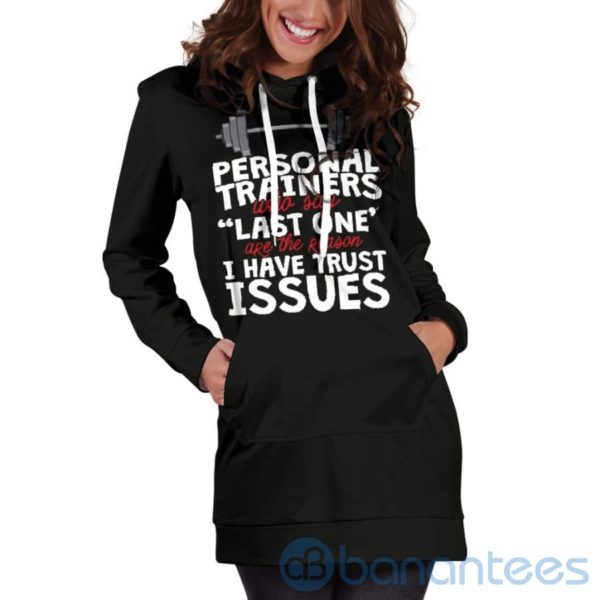 Trust Issues Hoodie Dress For Women Product Photo