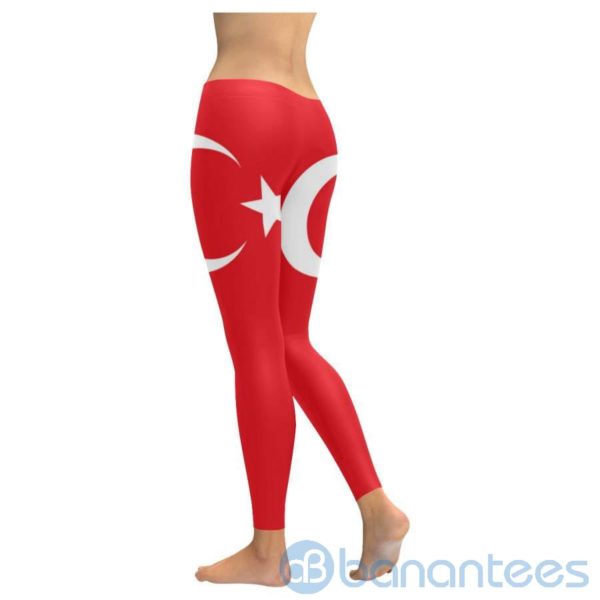 Turky Flag Leggings For Women Product Photo