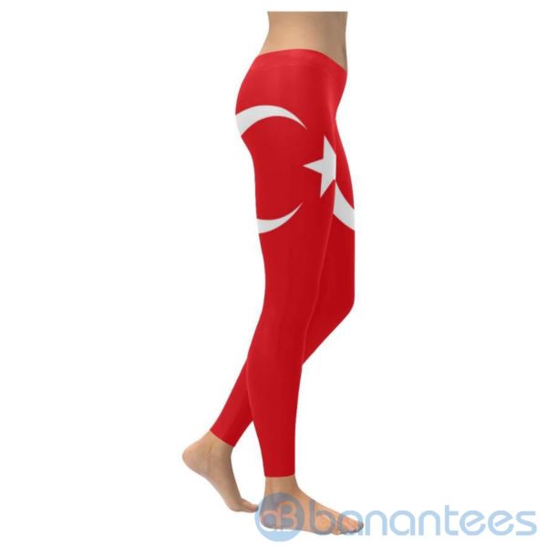 Turky Flag Leggings For Women Product Photo