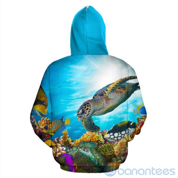 Turtle All Over Printed 3D Hoodie Product Photo