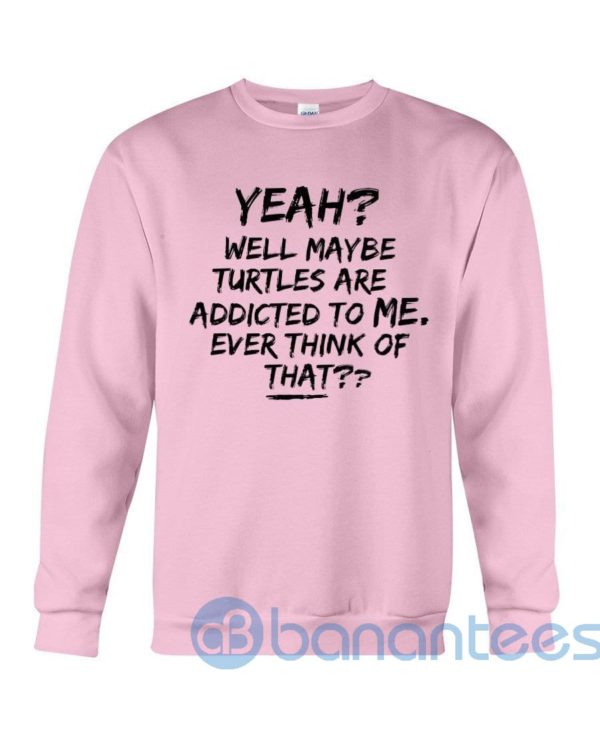 Turtles Are Addicted To Me Sweatshirt Product Photo