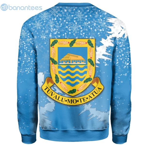 Tuvalu Coat Of Arms Blue All Over Printed 3D Sweatshirt Product Photo