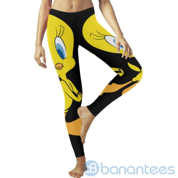 Tweety Duck Leggings For Women Product Photo