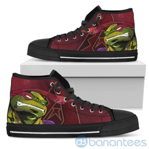 Ugly Tutle And Logo Of Arizona Diamondbacks Ninja High Top Shoes Product Photo